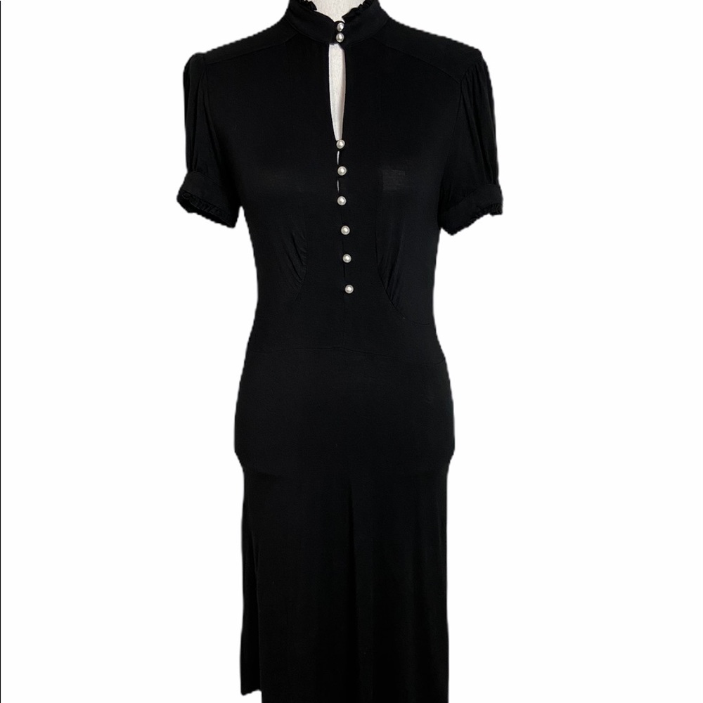 Joie Black Knit Midi Dress